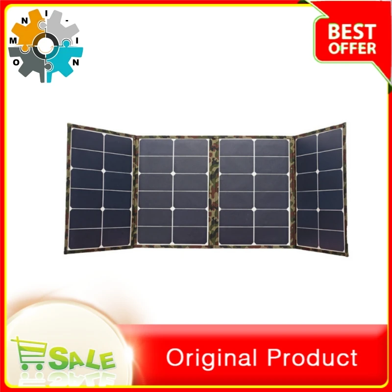 Omni-in 80W solar panel foldable bag, mobile phone tablet laptop emergency charging board