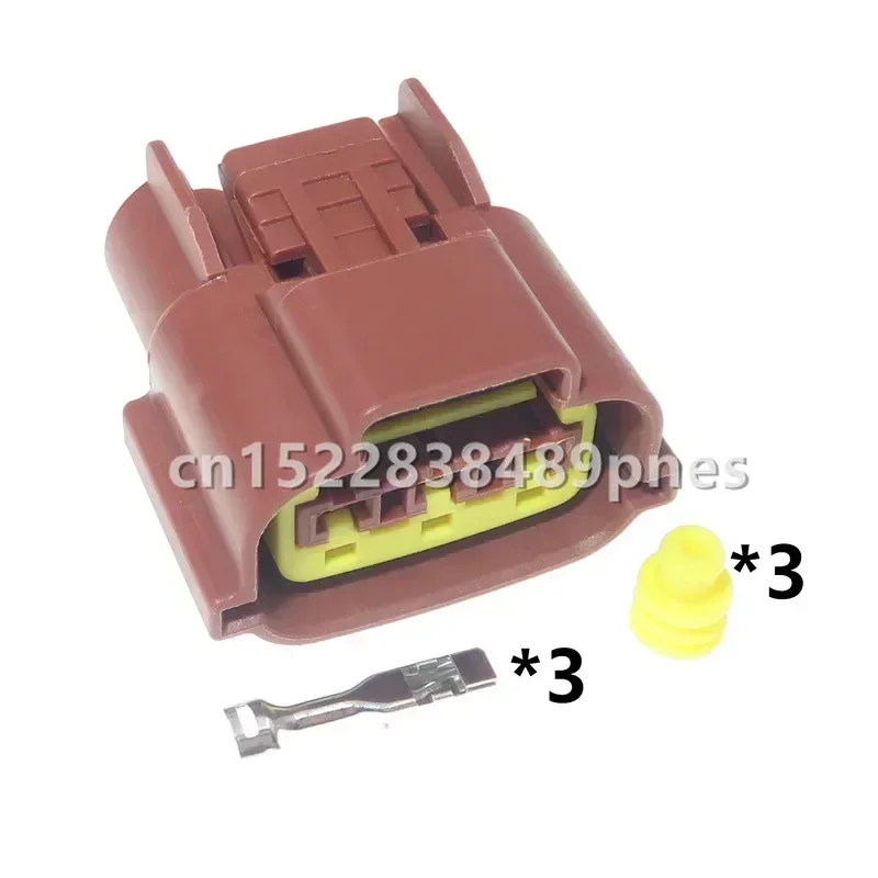 3 Pole 6098-0142 Auto Ignition Coil Connector Waterproof Wiring Harness Socket TPS Throttle Position Sensor Plug For Nissan