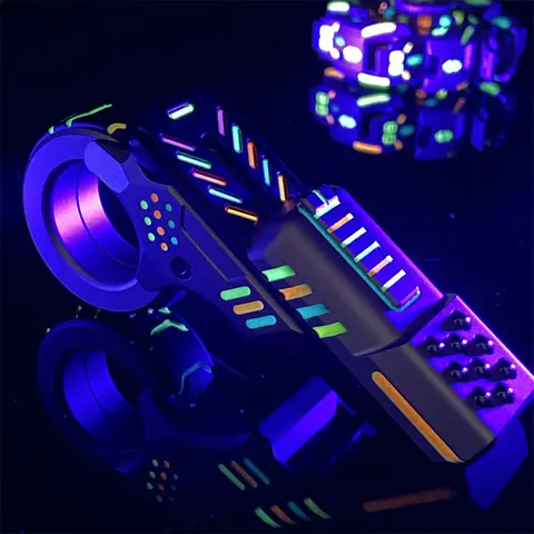 Alloy Zoom Ratchet Wheel Fidget Ring EDC Fidget Spinner Handspinner Vuxna Fidget Leksaker ADHD Verktyg Stresslindrande Leksaker 10 best sales fidgethjul - №6