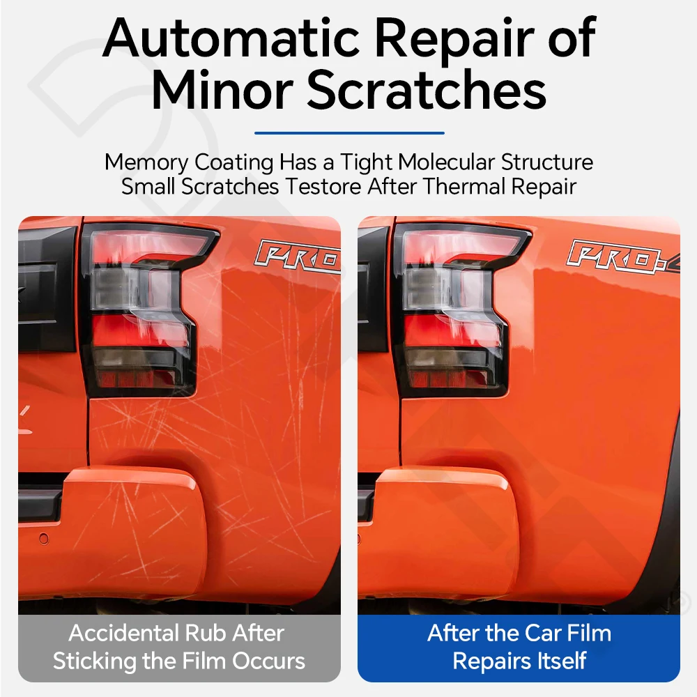 For Nissan Frontier PRO-X PRO-4X 2025 2026 2027 Car Headlight Rearview TPU Paint Protection Anti-scratch Clear Bra Pre-cut PPF