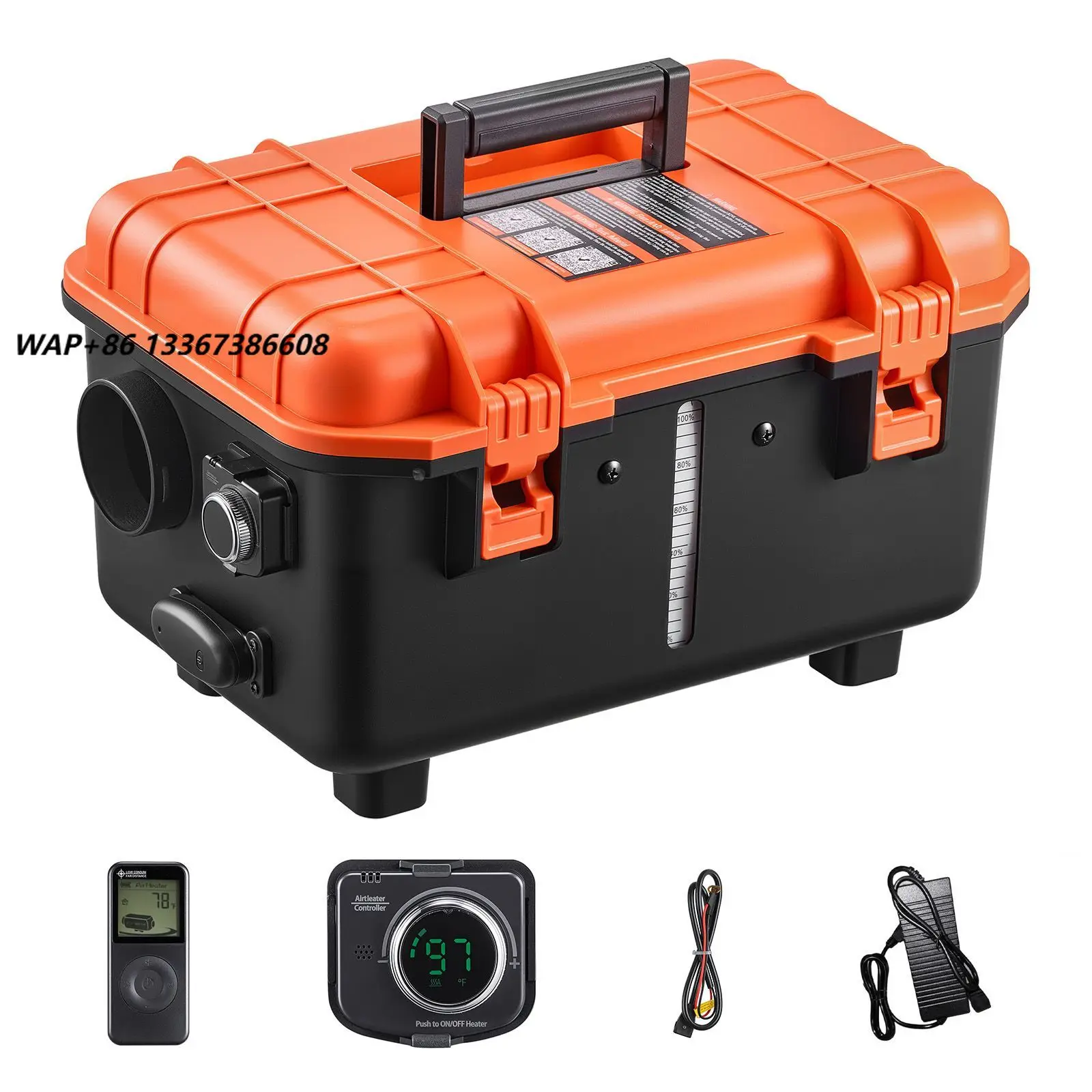 8KW All-in-One Portableir Heater DC 12V/24V Remote Control LCD Screen Fast Heating Low Noise for RV Parts Accessories