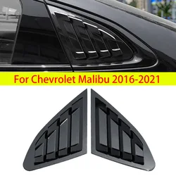 Per Chevrolet Malibu 2016-2021 Auto Feritoia Posteriore Finestra Laterale Otturatore Copertura Trim Adesivo Vent Scoop ABS Accessori In Fibra di Carbonio