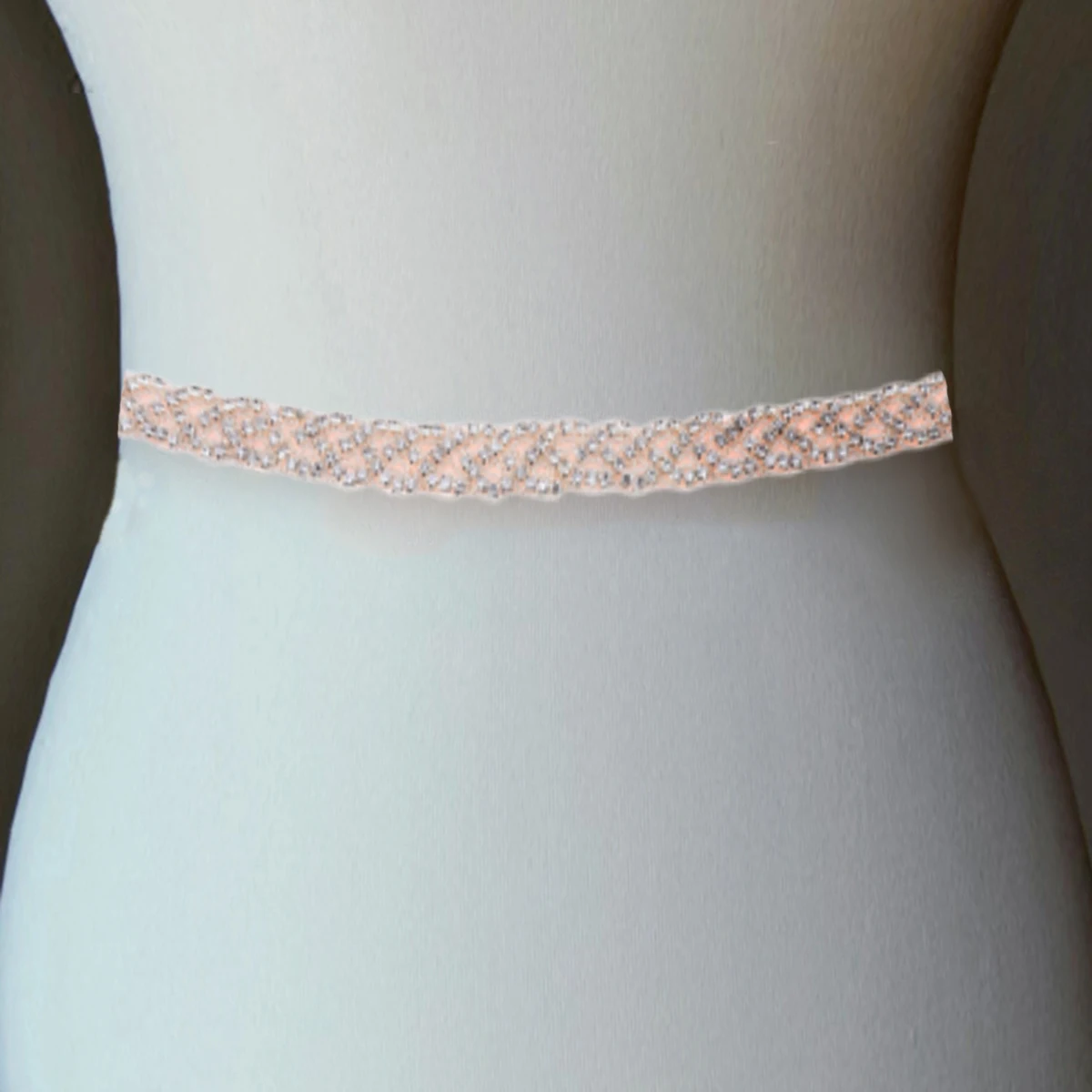 

Rhinestone Bride Belt White Rhinestones Lady Sash Dress Ribbon Bridal Wedding Girdle Elegant Pearl Accessories