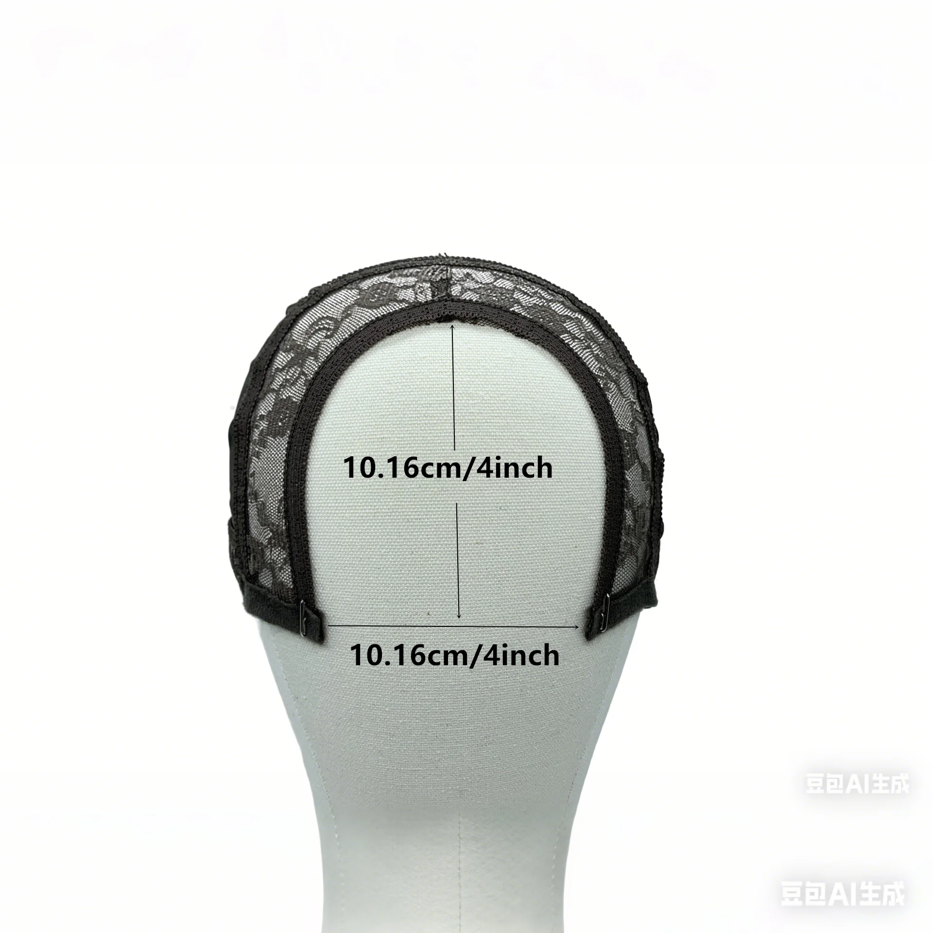 

1PC 4x4 Inch U-Part Wig Cap Adjustable Breathable Spandex Base Net for Wig Making DIY Wig Caps