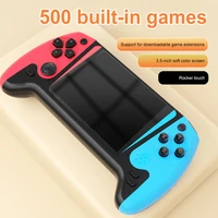 X9 Handheld Game Console 3.5inch LCD Screen Retro Video Game Console Built-in 500 Games 1200mAh Portable Game Player for GBA GBC 3