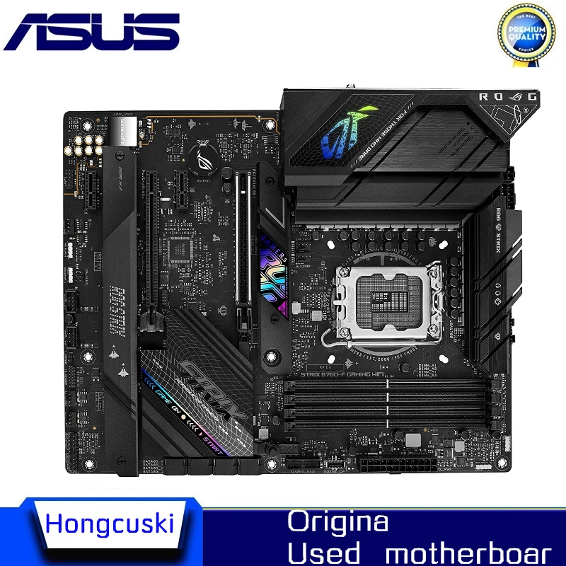 

ASUS ROG STRIX B760-F GAMING WIFI LGA 1700 DDR5 Motherboard B760