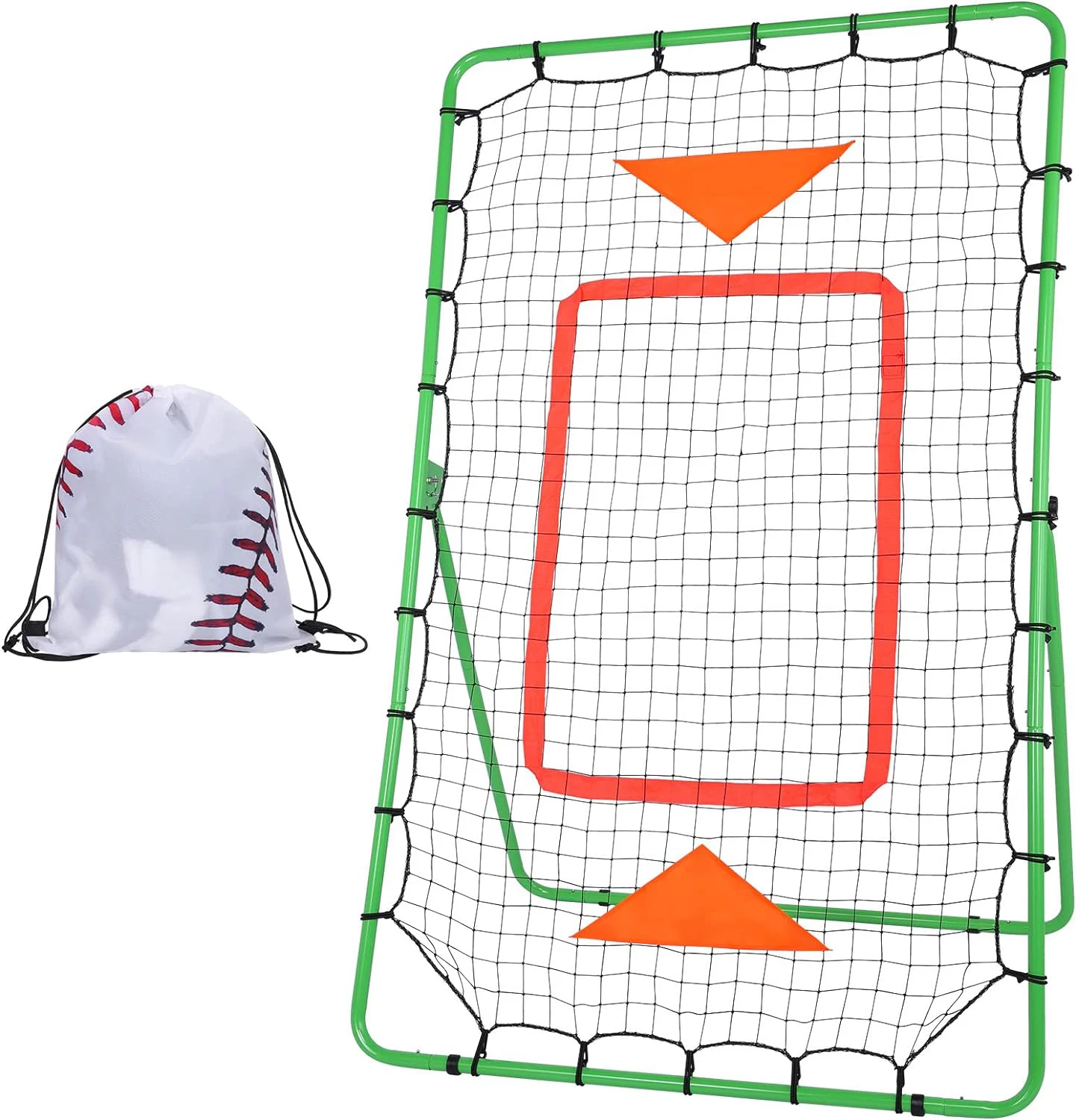 

Factory Adjustable Baseball Rebounder Net & Softball &Lacrosse &Volleyball &Tennis &Catching Trainer