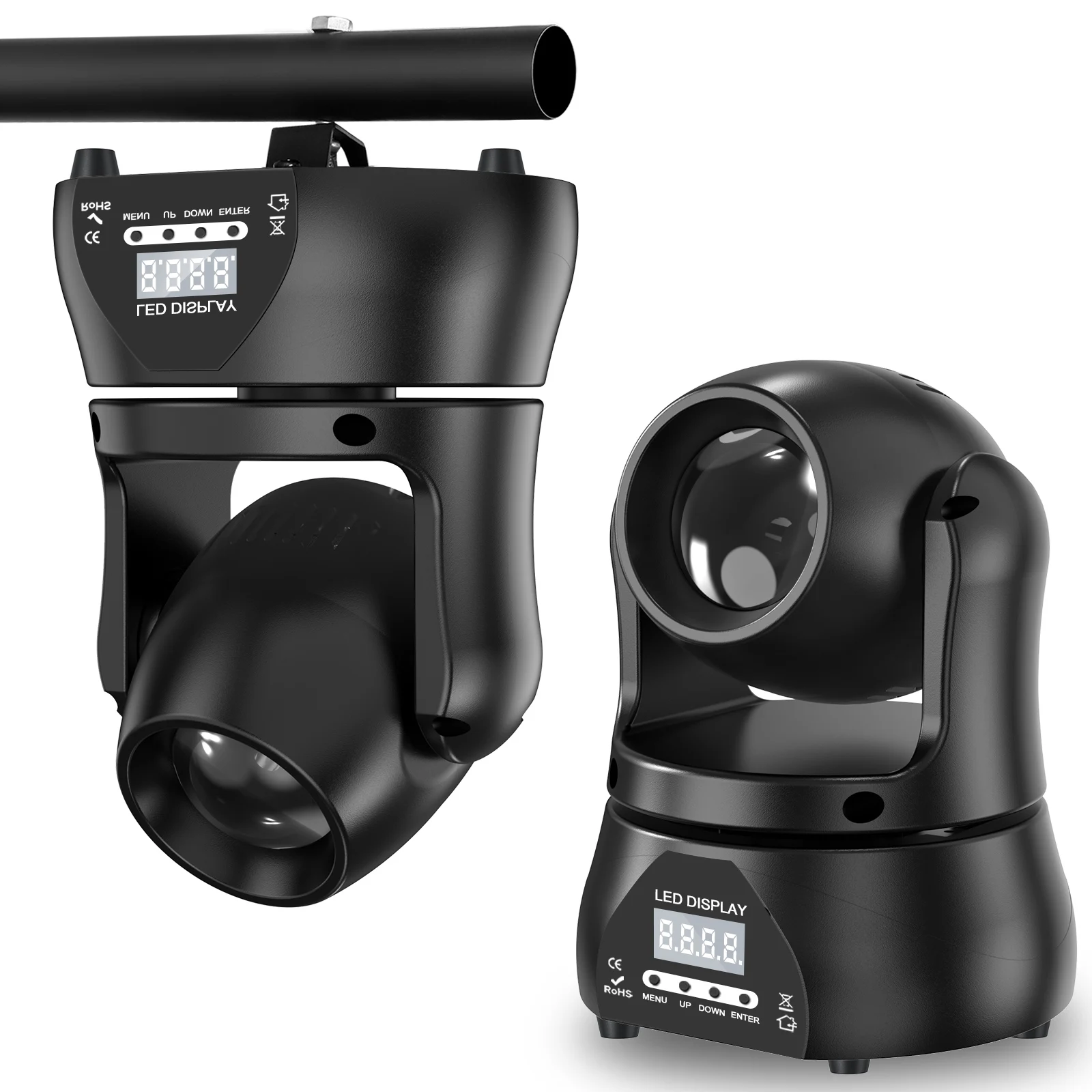 Datewink 40W Beam Moving Head Lights RGBW LED Stage Lighting Effect DMX512 For DJ Disco Concert Party Wedding Nightclub Karaoke