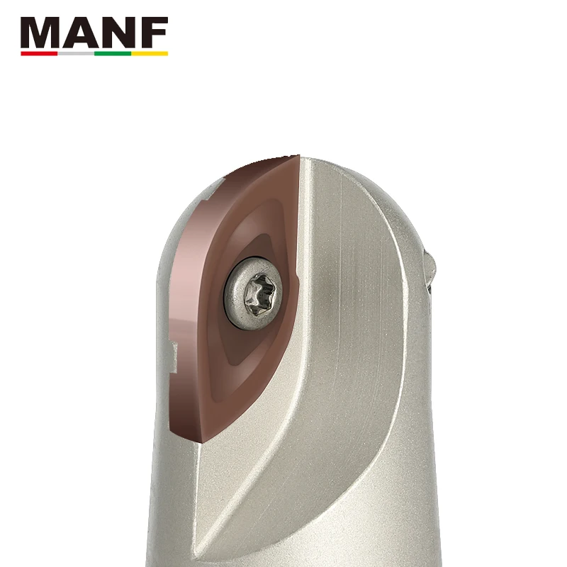 Imagem -05 - Manf Bcf 10r 12.5r 15r Borda Dupla Bola Cabeça Áspera Fresa Haste Curvada Superfície Áspera Cortador de Bola para Zcew100ce Zcew125se