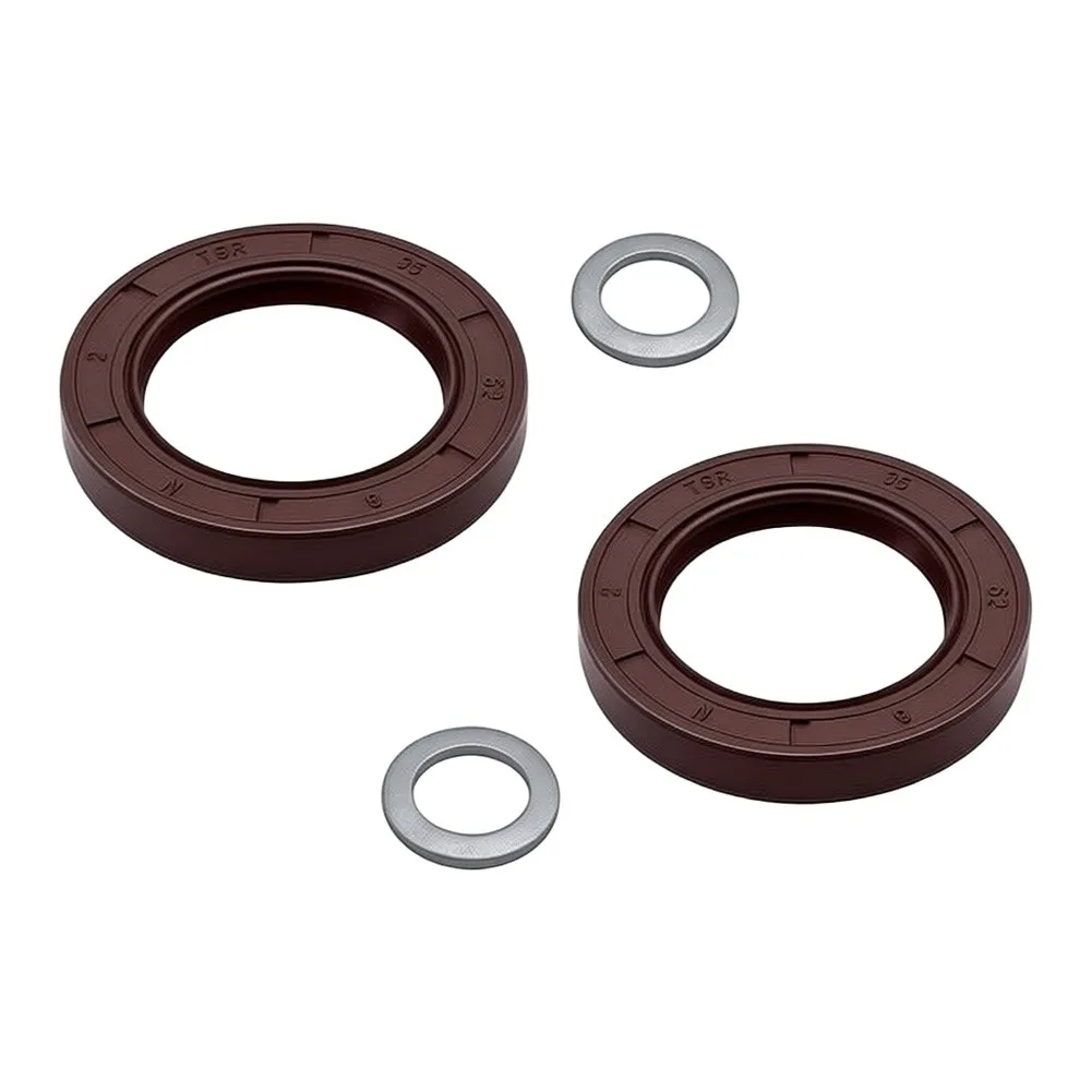 For Engine Maintenance Oil Seal Kit Fluororubber Seal High Wear Resistance Long-lasting Performance Snug Fit Design