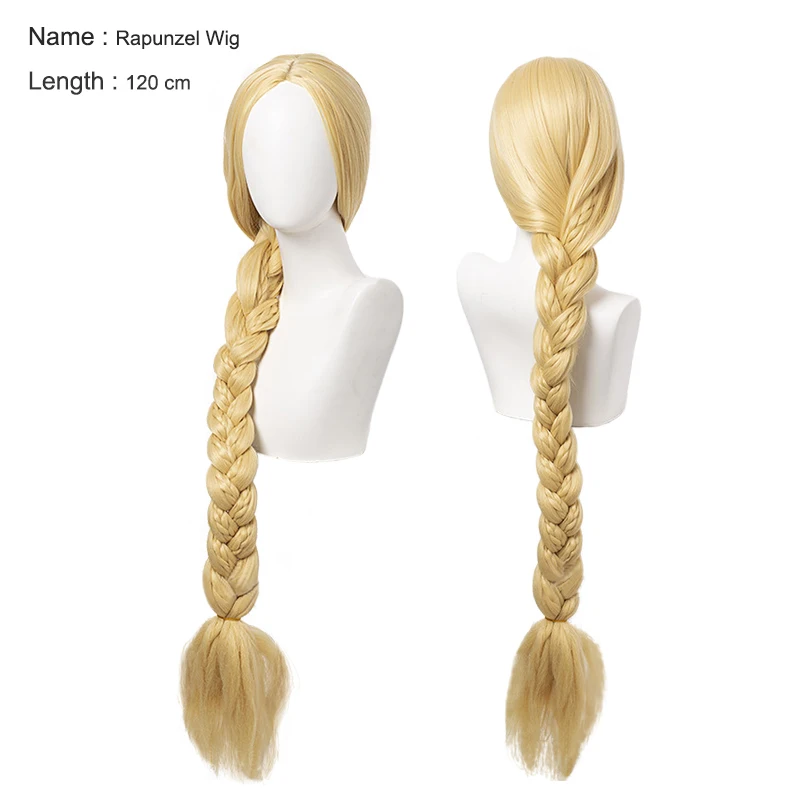Mother Daughter Halloween Encanto Rapunzel Anna Wig Princess Dress Accessories Aduit Women\'s Children Elsa Little Mermaid Wig