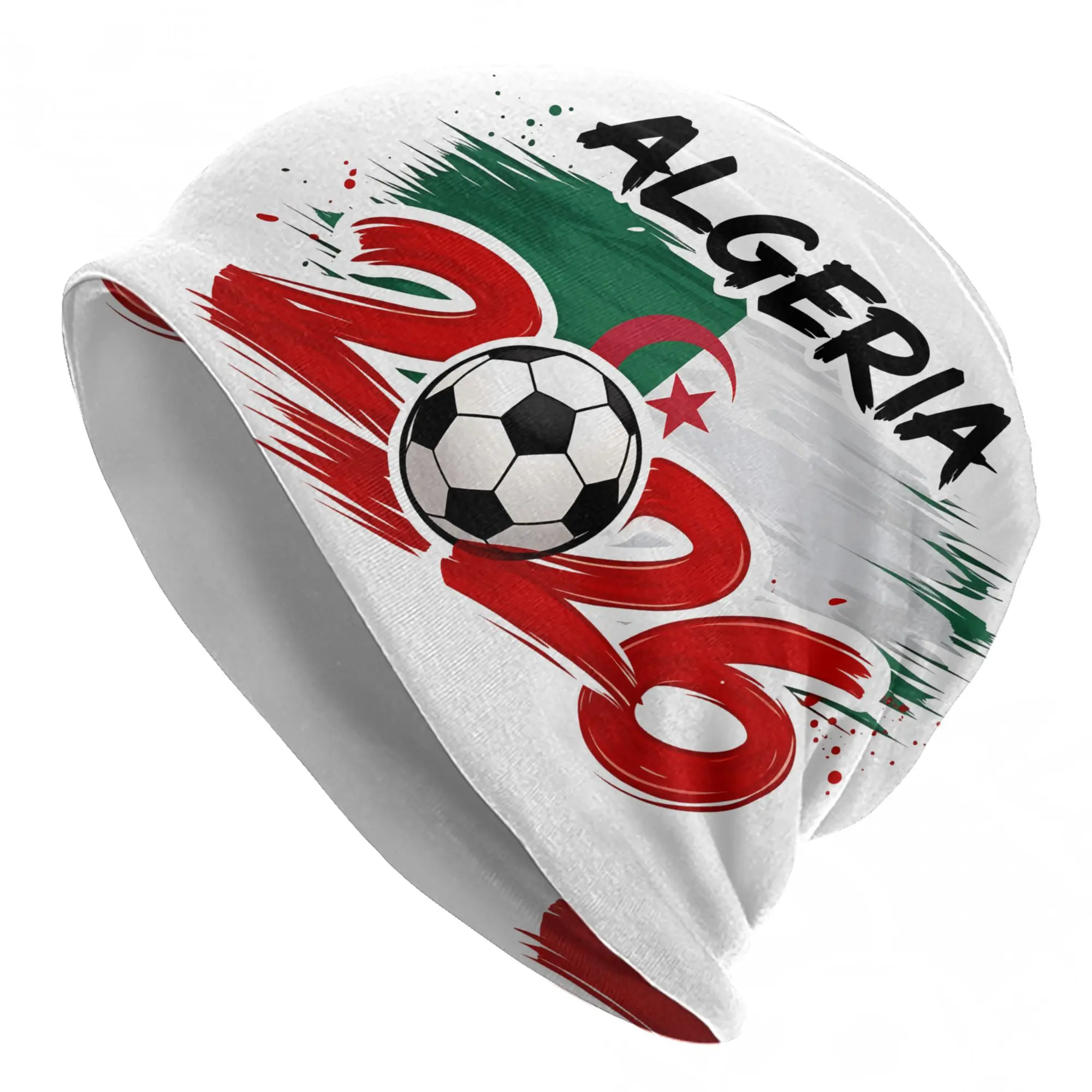 Algeria Skullies Beanies Hats Football Soccer 2026 Summer Men Women Outdoor Caps Warm Dual-use Bonnet Hats