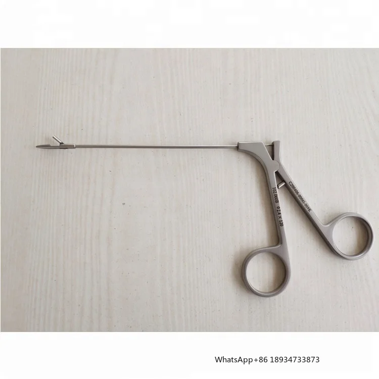 2.4mm Micro surgical laparoscopic excellent quality stainless steel Infantile closure hernia forceps/Hernia Suture Retriever