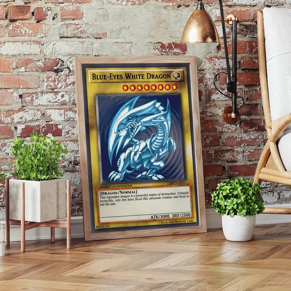 Poster Self-adhesive Art Waterproof Paper Sticker Coffee House Bar Room Anime Yu-Gi-Oh