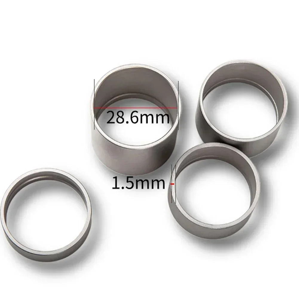 Bike Headset Spacer For NIUm 5/10/15/20/25/30mm Bicycle Stem Washer Silver Bike Headset Spacer Accessories