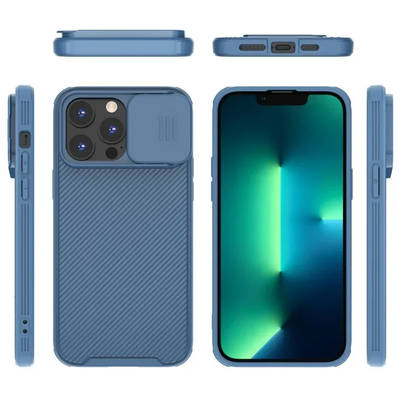 Magnetische Hülle für iPhone 17 16 16e 15 14 13 12 11 Pro Max Push-Fensterschutz-Objektivabdeckung