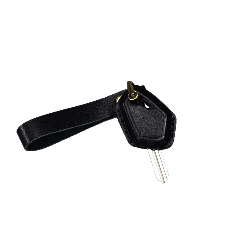 

Fit for Kawasaki Eliminator 400 500 Vintage Handmade Genuine Leather Smart Key Case Motorcycle Key Cover