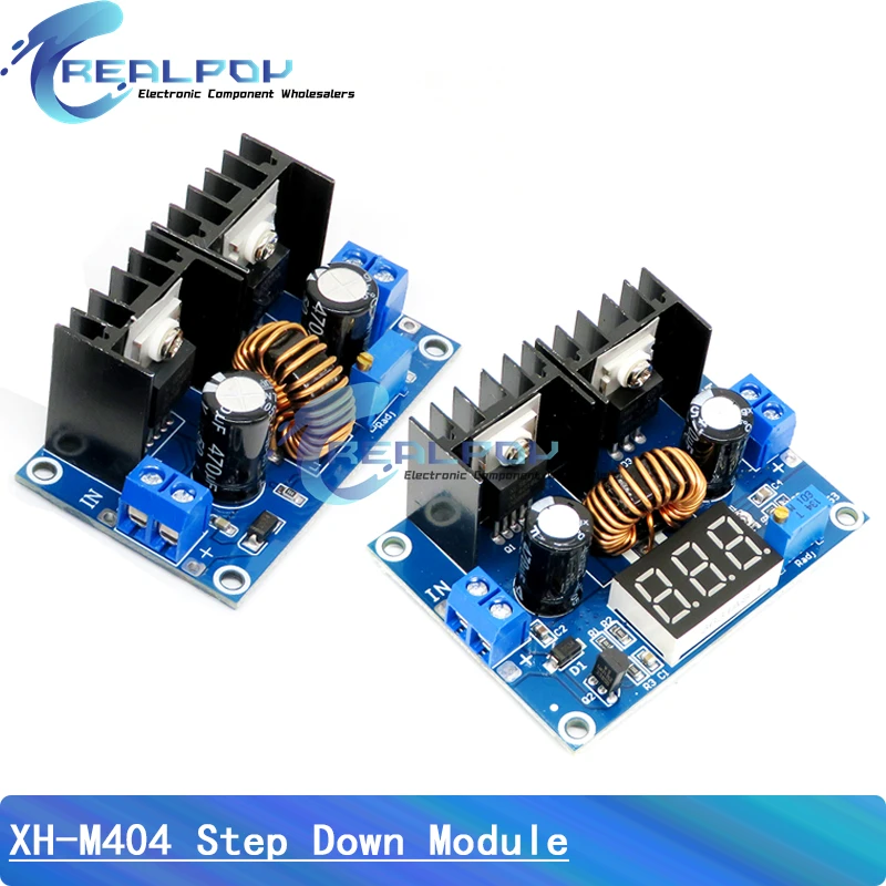 DC XL4016E1 4-40V 8A 200W Voltage Regulator Module Digital PWM Adjustabl DC-DC Step Down Voltage Regulator DC XH-M404