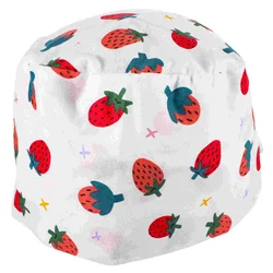 Flat Cap Frosted Surgical Women's 5000X1900X010CM Cotton Nurse Hats for Scrub Caps with Buttons