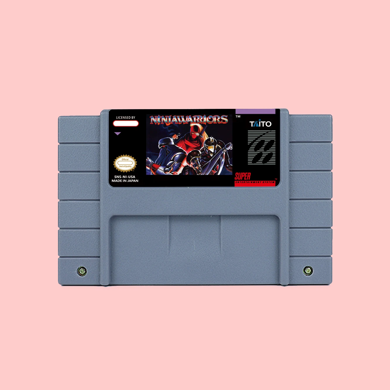 خرطوشة ألعاب الحركة SNES SFC Ninja Warriors مع صندوق 16bit NTSC USA JAP PAL EUR وحدات تحكم ألعاب الفيديو #4