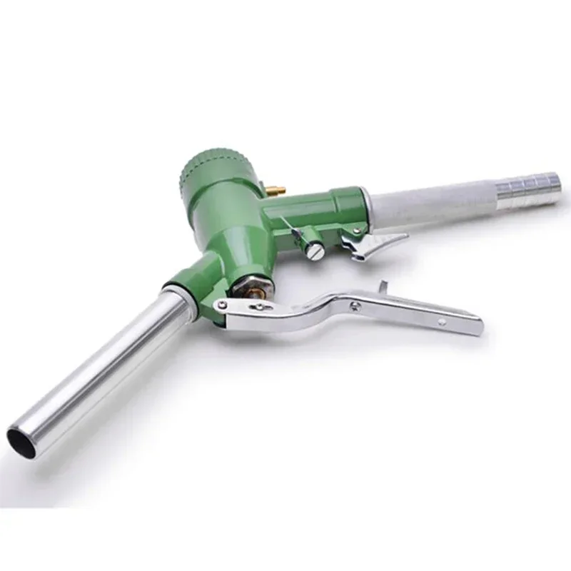 Pistola per ugello carburante manuale da 20mm 25mm 32mm 38mm con misuratore, beccuccio dritto, pressione massima 0.1MPA per benzina Diesel