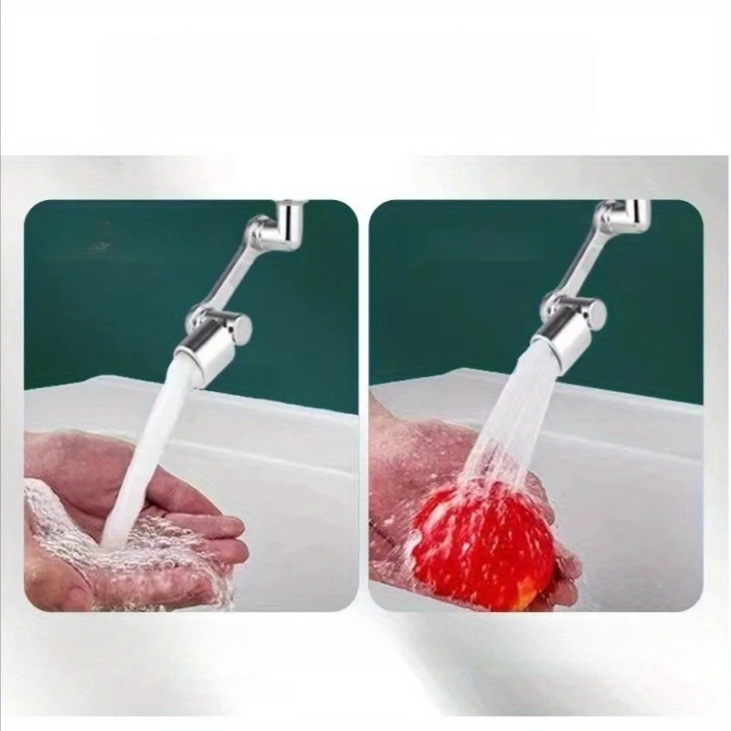 Universal Rotation Faucet Extender Spray Head Anti Splash Filter Plastic Kitchen Faucet Water Saving Nozzle Sprayer