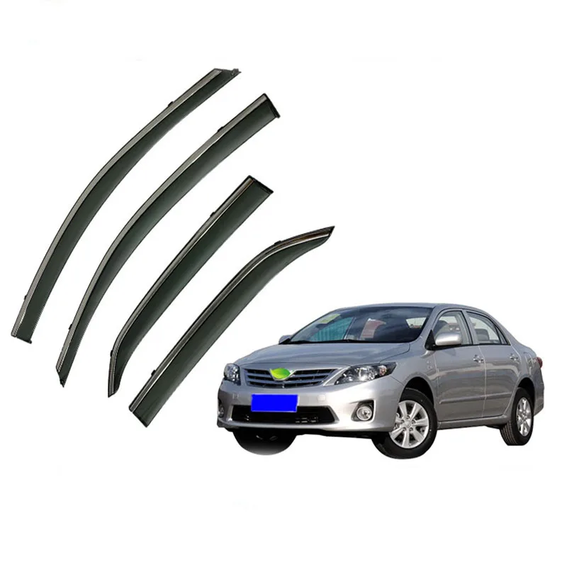 

Window Vent Visor Rain Sun Wind Guard Corola Deflectors Auto Parts Other Exterior Accessories for Toyota Corolla 2007-2013