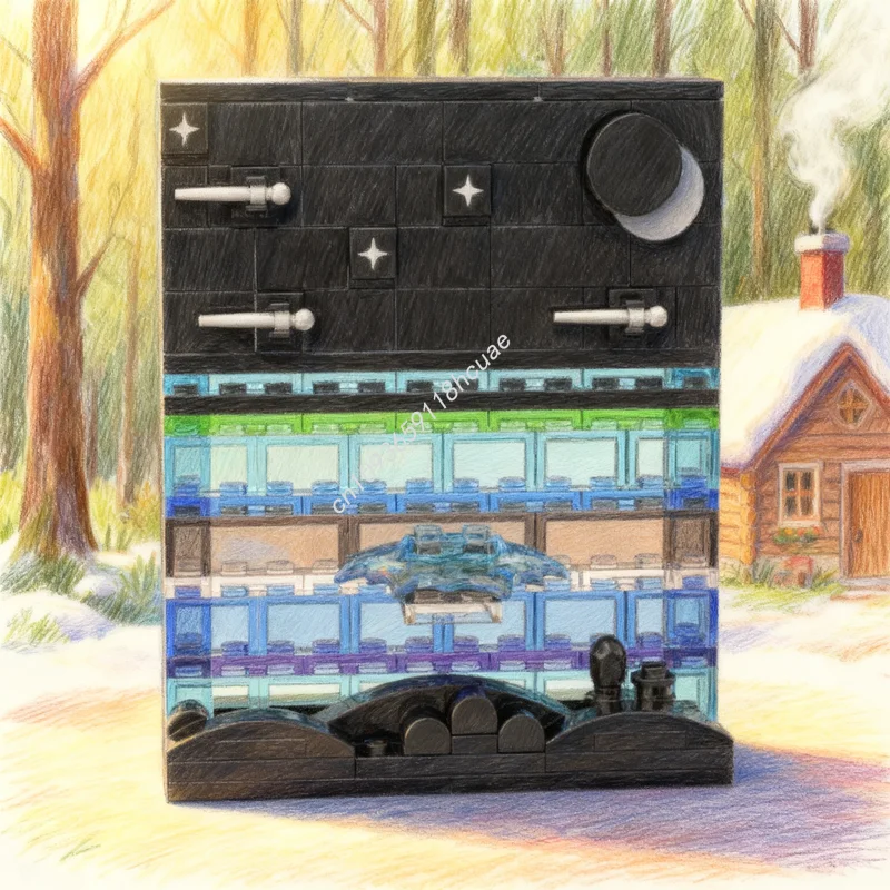 

146pcs MOC Diorama The Watcher Super Heroes Marvelled Model Building Blocks Architecture Education Christmas Gifts Toys Brick