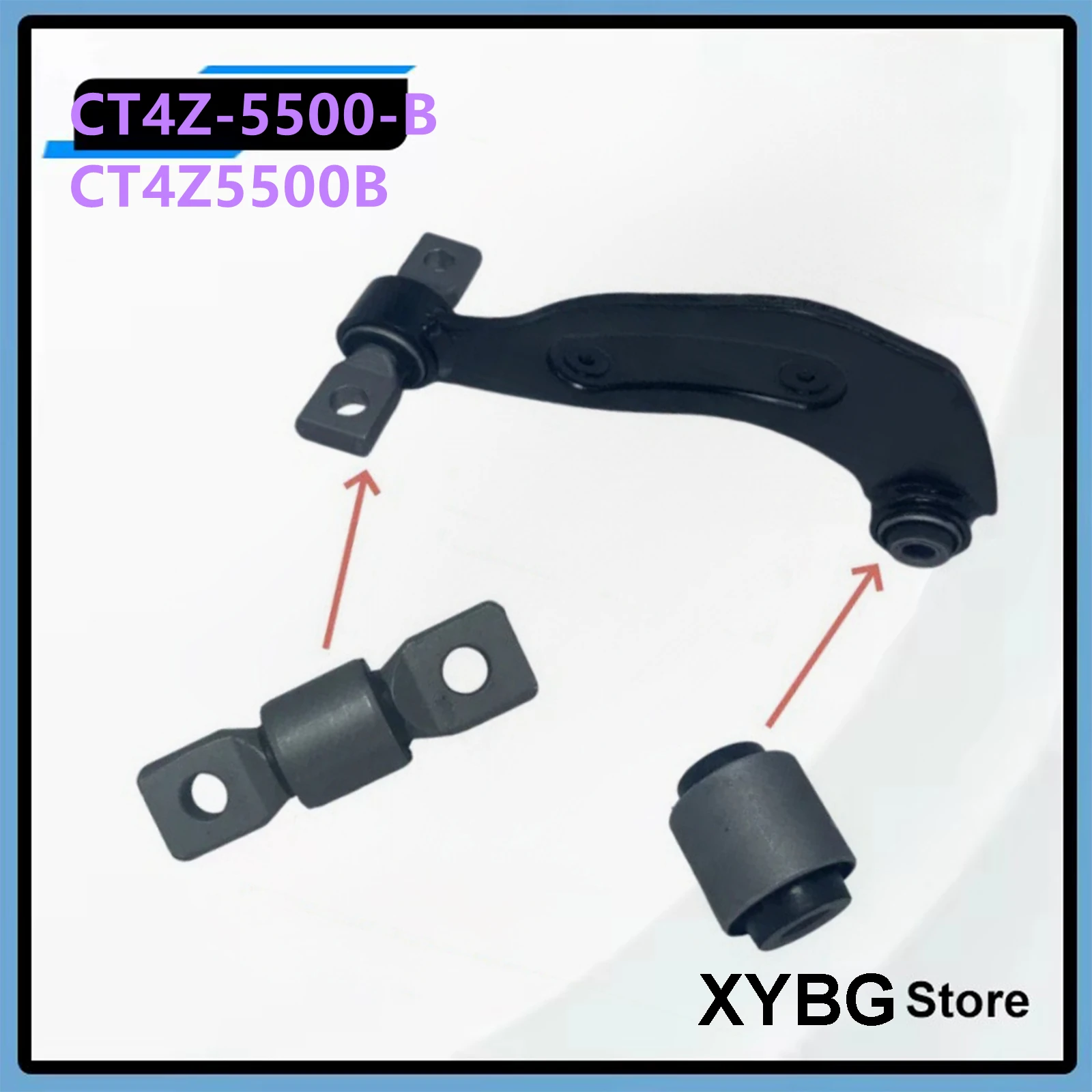 2Pcs CT4Z-5500-B For LINCOLN MKX FORD Edge L4 V6 2011- Rear Upper Control Arm Bushing CT4Z5500B