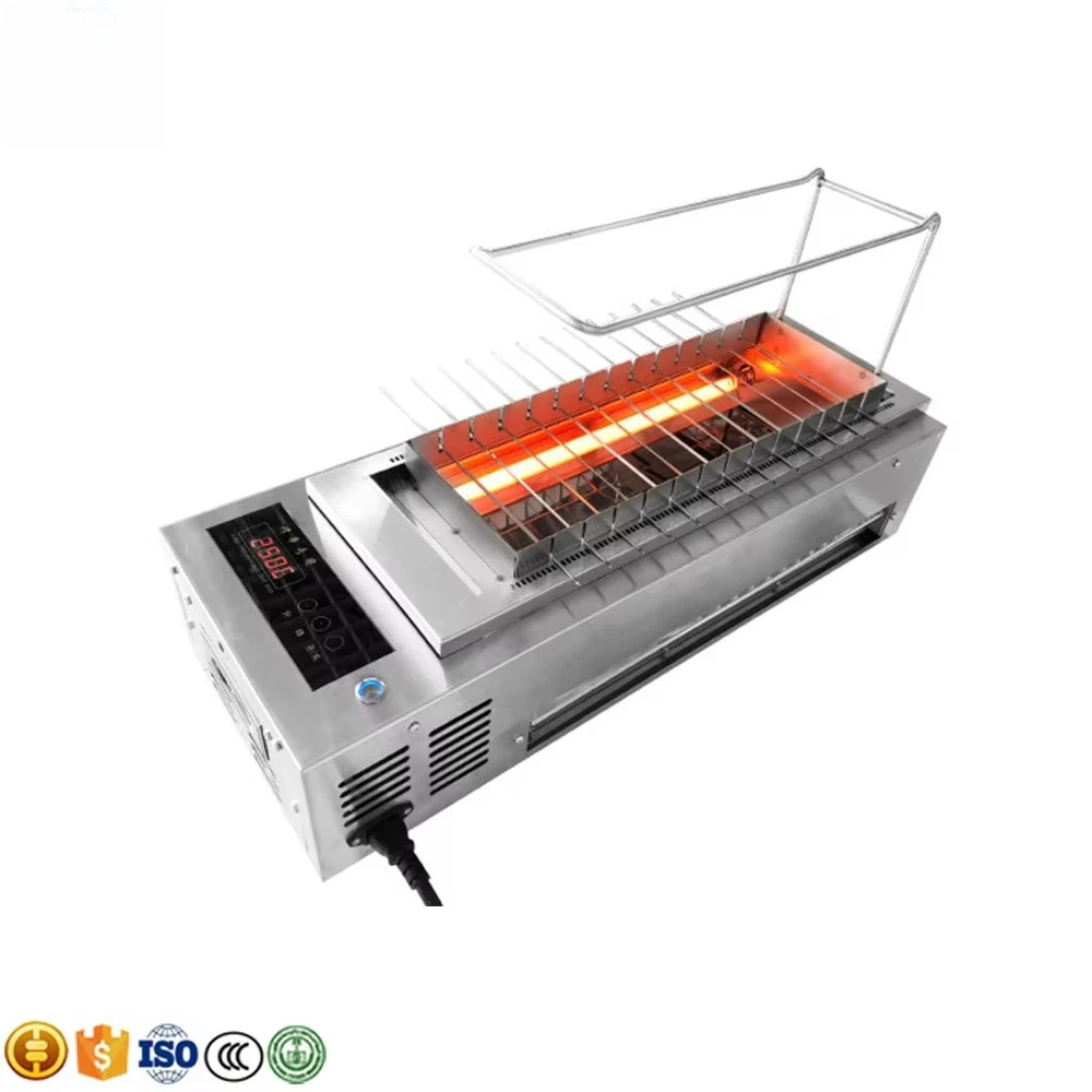 Best Price Charcoal Grilled Chicken Lamb Spit Rotisserie Grill Machine Rotary Roasting Chicken Rotisseries Grill Machine
