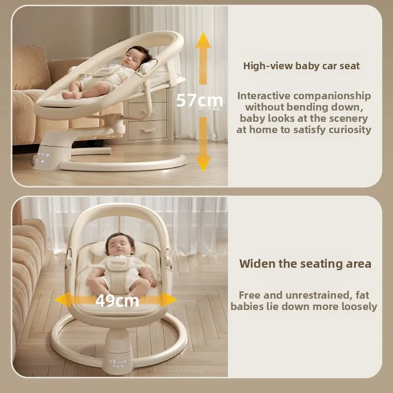 Baby Resting Chair Electric Baby Rocking Chair Baby Bouncers Bluetooth Music Swing Enabled Automatic Rockers Electric Cradles