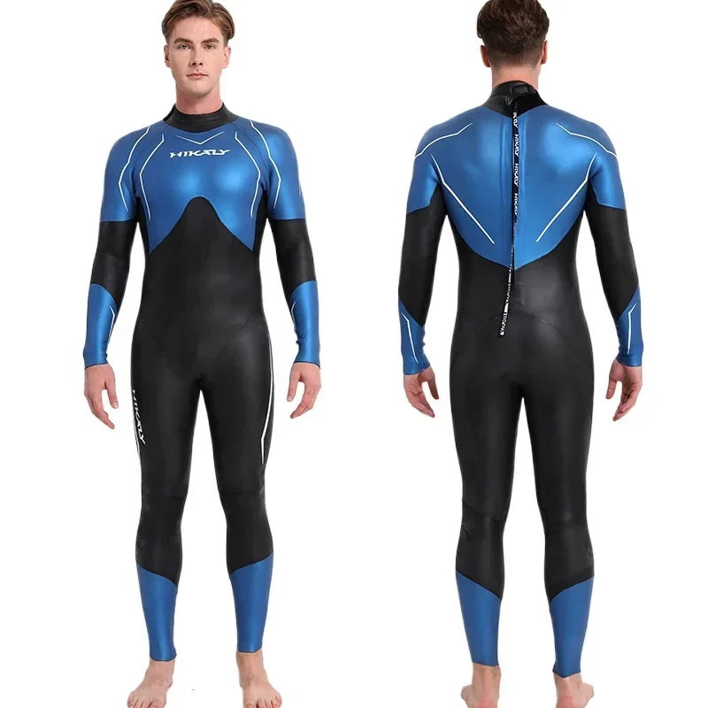 Triathlon Wetsuit Smoothskin CR Neoprene Men & Women 3mm, Blind Seam,for Open Water Swimming