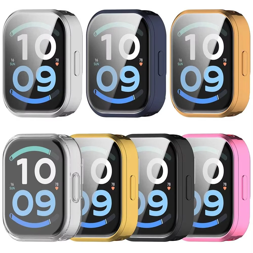 TPU Case For Xiaomi Redmi Watch 6 Active/Lite Soft Screen Protector Shell Bumper Protective Cover For Redmi Watch 6 Accessories
