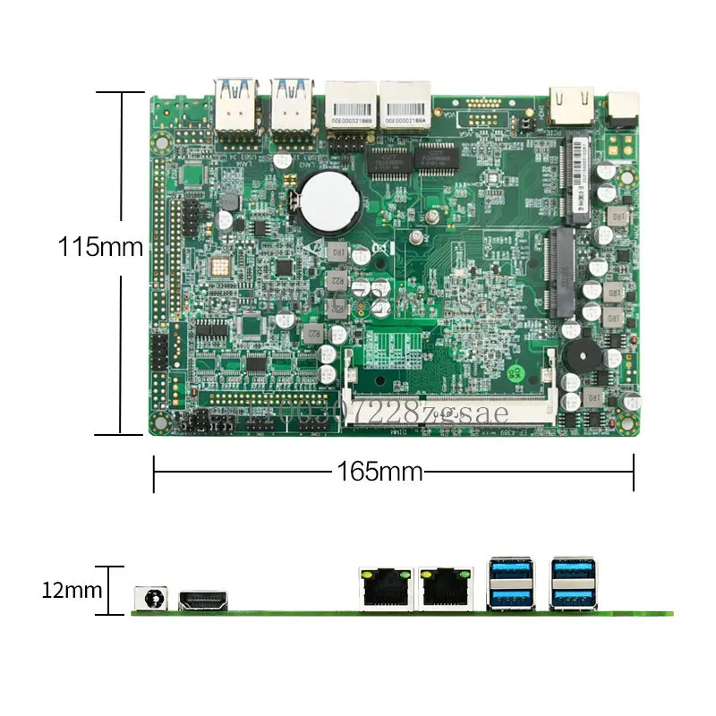 EP-4380-10 Mini low power industrial control main board soft routing visual inspection integrated CPU/spot