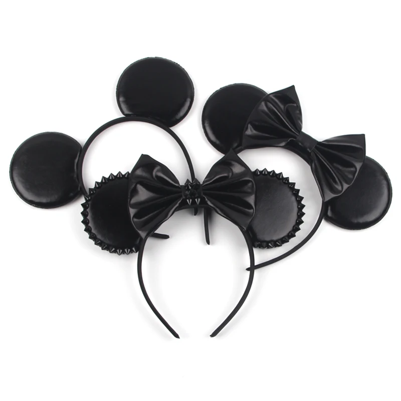 NEUE Halloween Maus Ohren Stirnband Für Mädchen Frauen Pailletten 5 "Bogen Haarband Mädchen Party Festival Geschenke DIY Cosplay haar Zubehör – Detail 8