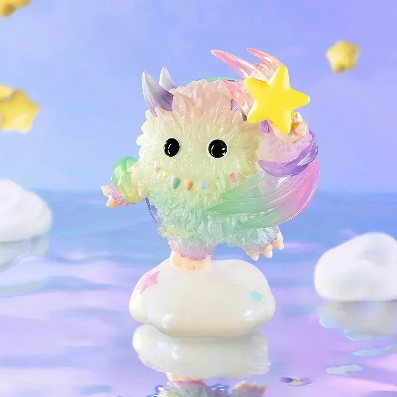 POP MART INSTINCTOY Fluffy Fantasy Monster Journey Series Blind Box - Urocza Figurka Anime, Tajemnicza Lalka na Biurko dla Kolekcjonerów