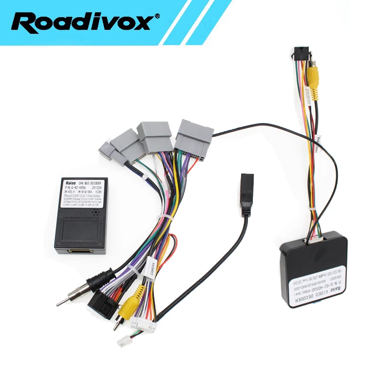 Car Radio 16pin Power Cord Wiring Harness Cable Adapter Fo Honda Stepwagon Stepwgn 2022 2025 Installation android stereo canbus