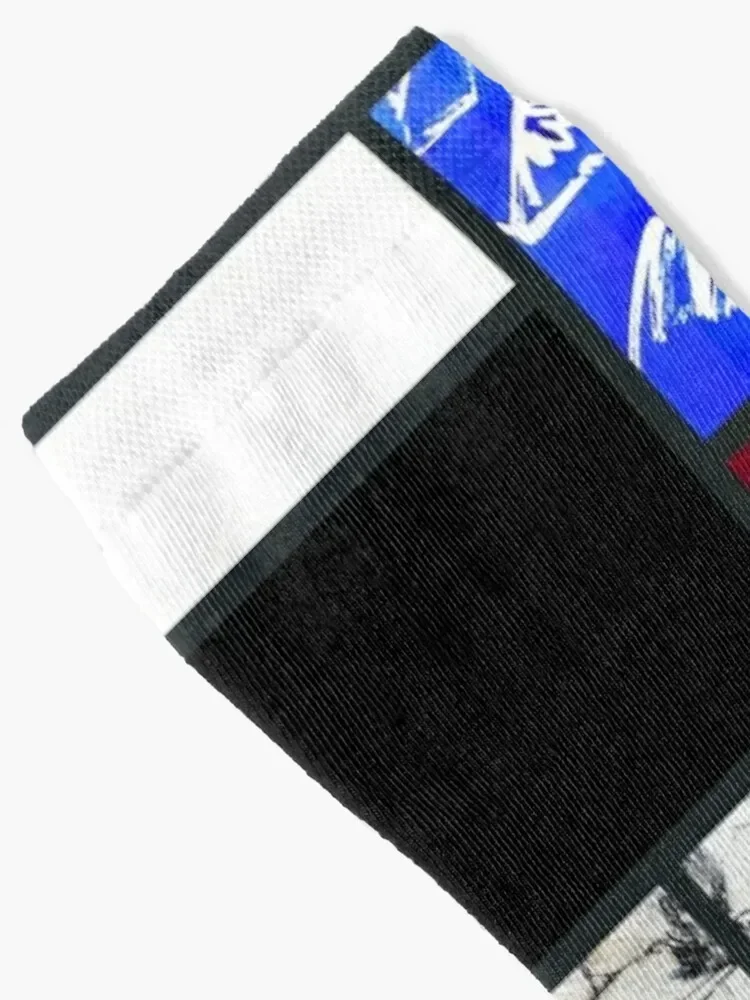 Mondrian mania Socks snow compression Ladies Socks Men's