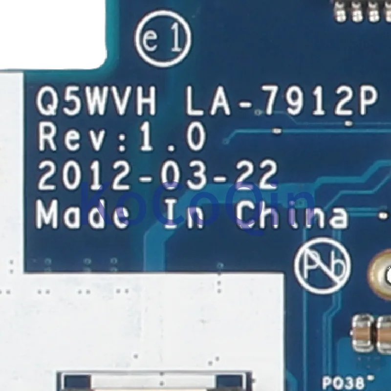 Q5WVH LA-7912P For ACER E1-531 V3-571 E1-571G V3-571G  V3-531G Laptop Motherboard HM70/HM77 DDR3 Notebook Mainboard Tested