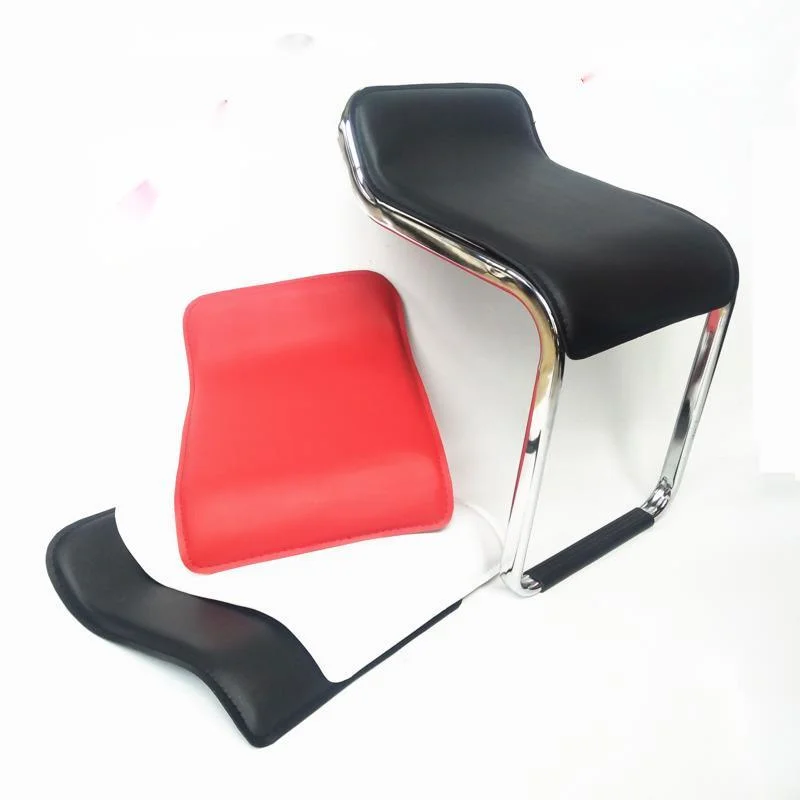 Modern Minimalist Chair Parts S-Shaped Bar Stool Seats Steel Frame Panels Stable Office Chair Components Contemporary and Sturdy