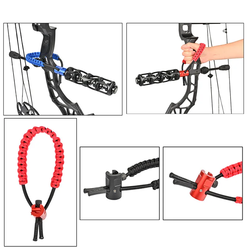 Archery Quickly Release Wrist Rope Wrist Slings Quickly Release Bow Hunting Shootings Accessories - view 5