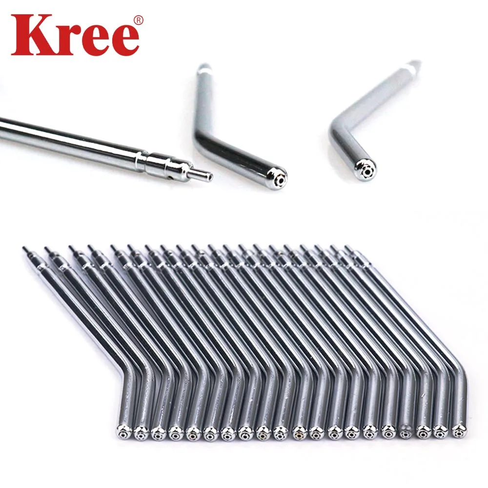 

10PCS Dental 3 Way Syringe Quick Connect tips Spray Nozzles Tips Air Water Spray Stainless Steel handle Dentistry surgical use