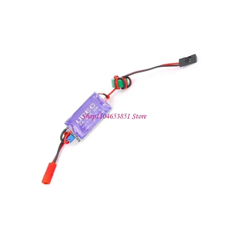 Model Aircraft Power Regulator UBEC Module with 7-25.5V Input and 5V 6V Output for Receiver Wiring Daily Use