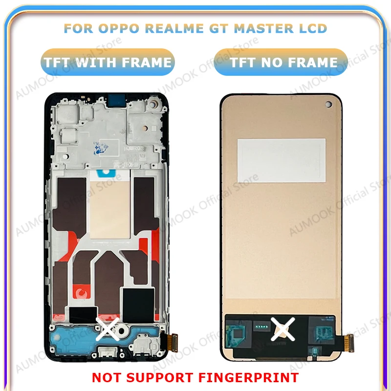 Für Oppo Realme GT Master LCD Display RMX3363 RMX3360 LCD Touch Screen Digitalisieren Montage Panel LCD Mit Rahmen Ersatz Teile – Detail 7