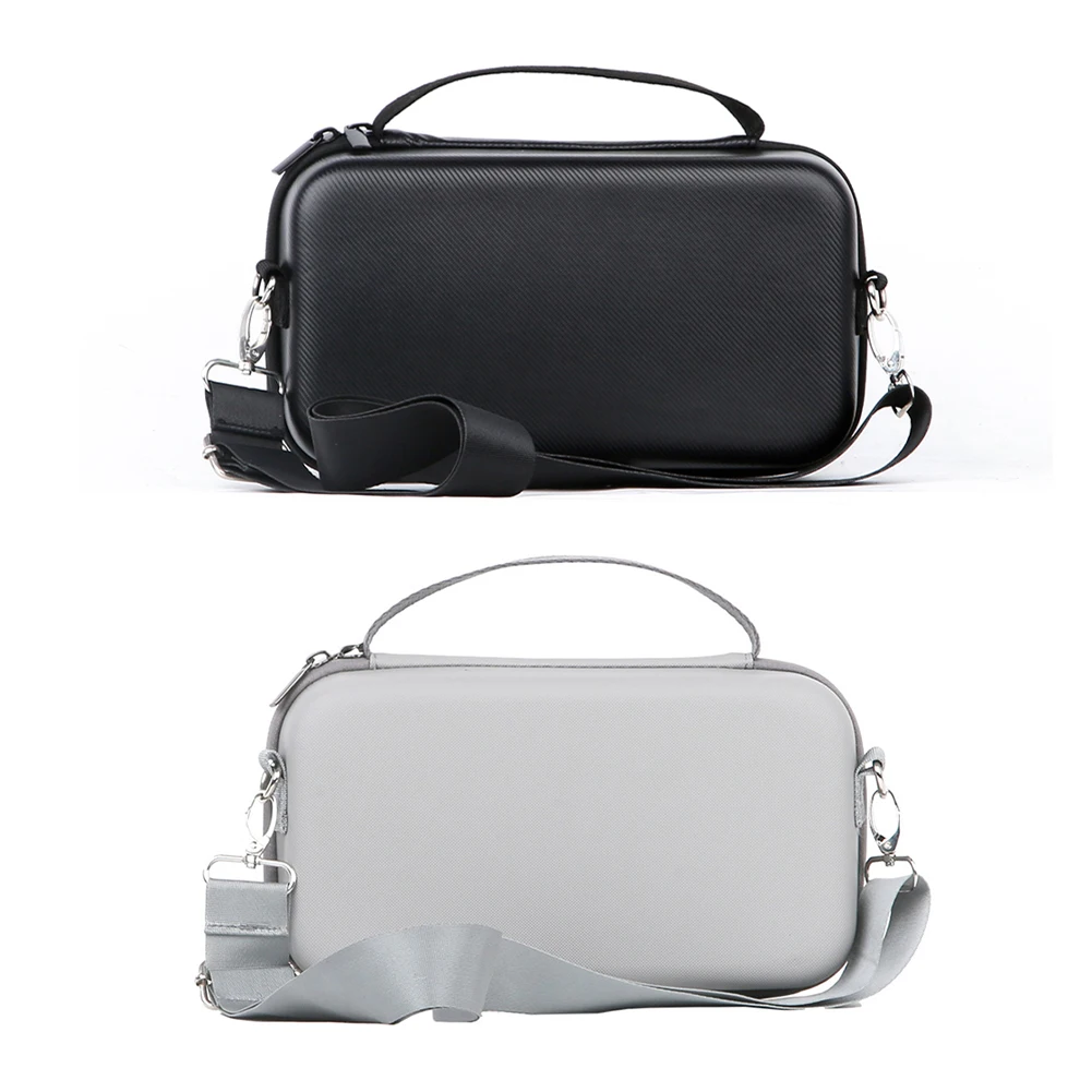 

Чехол из искусственной кожи для DJI Action 6 с регулируемым плечевым ремнем, водонепроницаемый портативный дорожный ящик для хранения, черный, серый