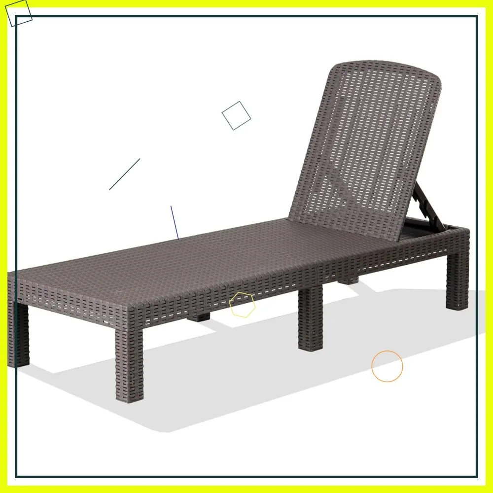 

Водонепроницаемый уличный шезлонг, регулируемый шезлонг для бассейна, патио, пляжного сада