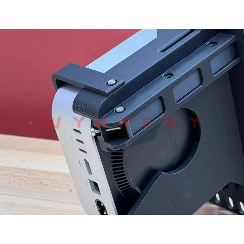 2U Rack Mount Bracket with Power Button for Mac Mini M4 10/19 Inch Server Tray Holder Data Center Accessory
