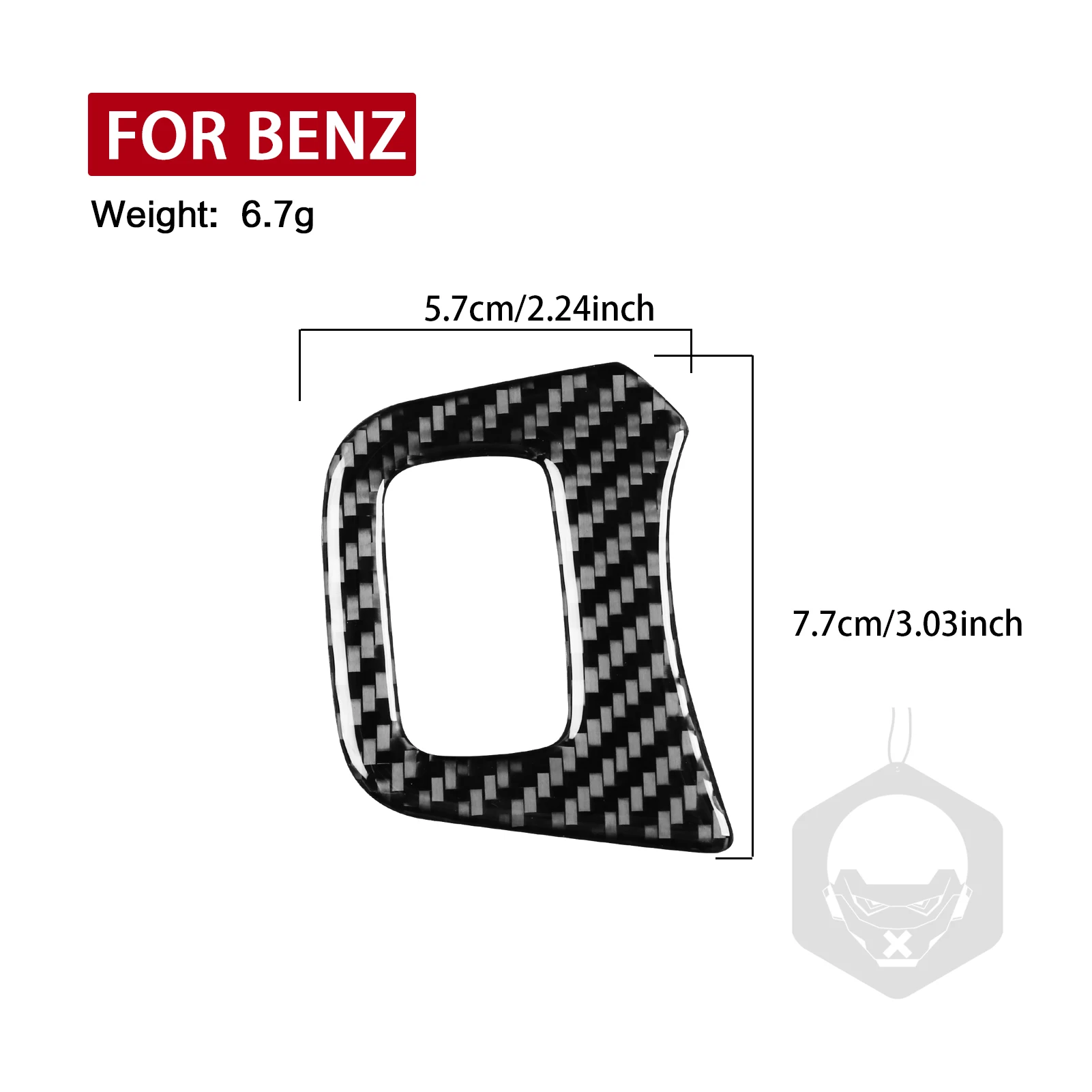 For Maybach S Class W223 21+ Carbon Fiber Car Accessories Tail Trunk Switch Button Panel Interior Cover Trim Modified Sticker
