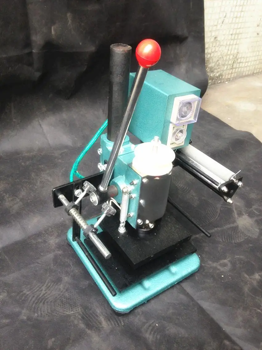 Aluminum Sheet Hot Stamping Machine For Flat Branding And Labeling On Rubber Plastics Leather Paper