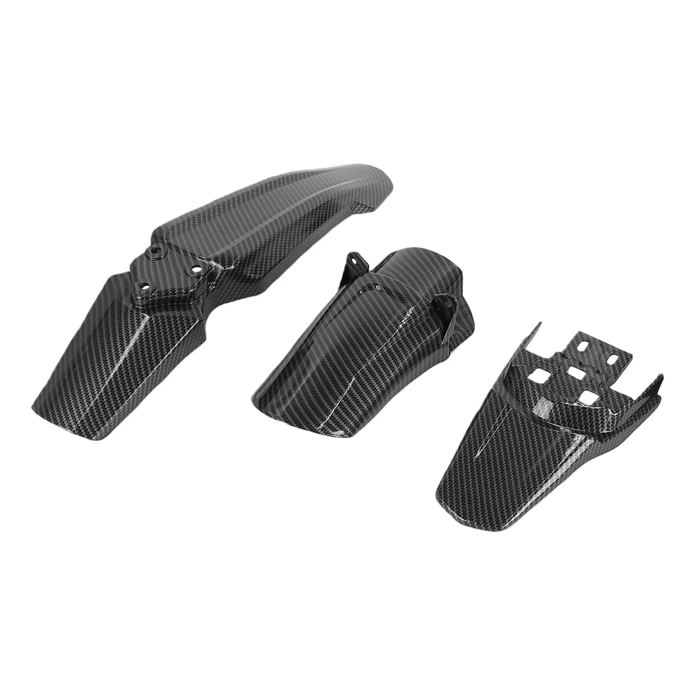 AliExpress NONE For Light Bee Sur Ron S/X Segway X160/ X260 Front-Rear Fender Set Imitation Carbon Fiber Motorcycle Electric Dirt Bike Mudguard